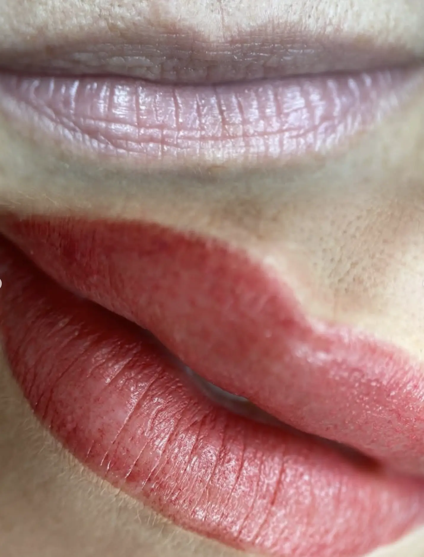 semi permanent lip makeup fading