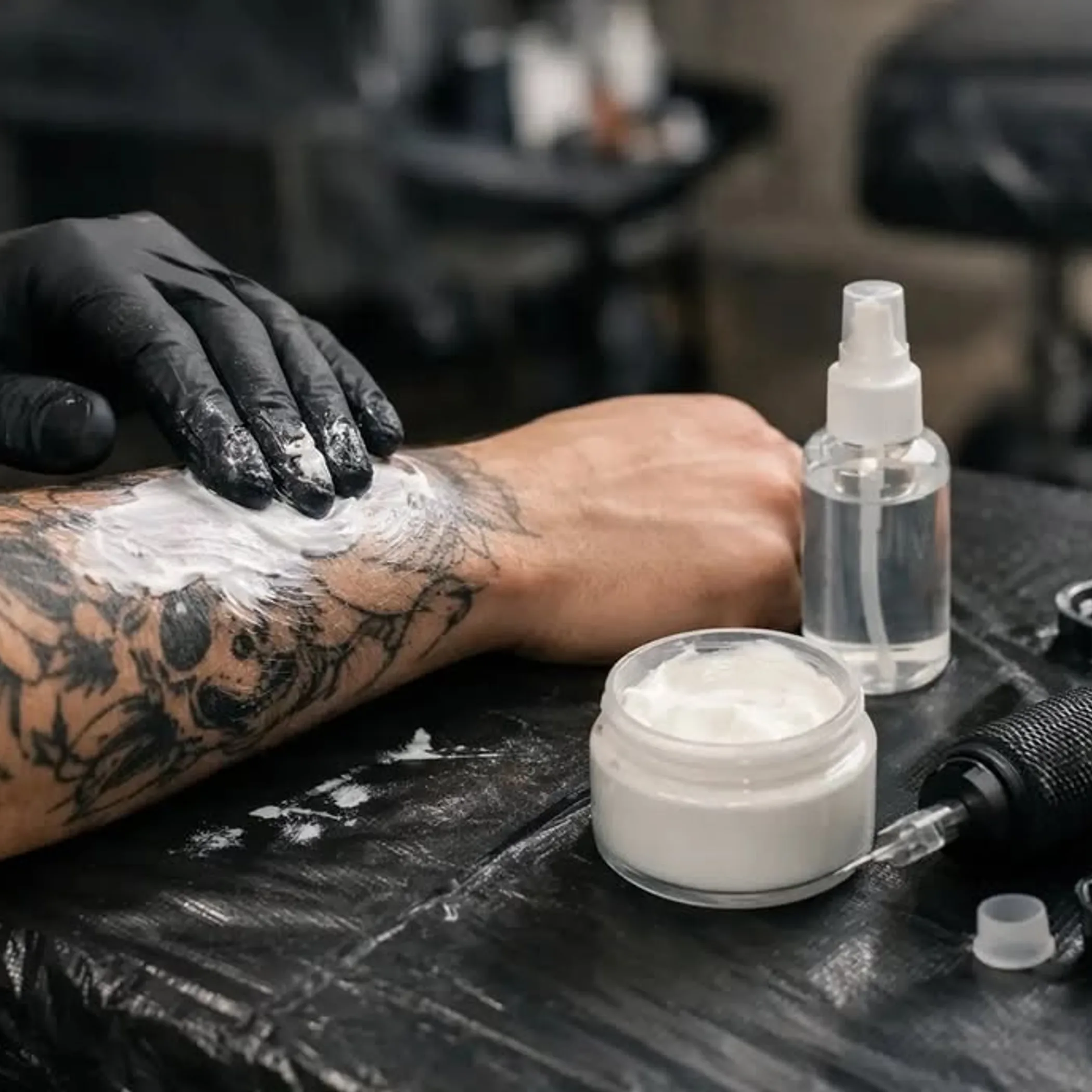 clear tattoo aftercare process steps