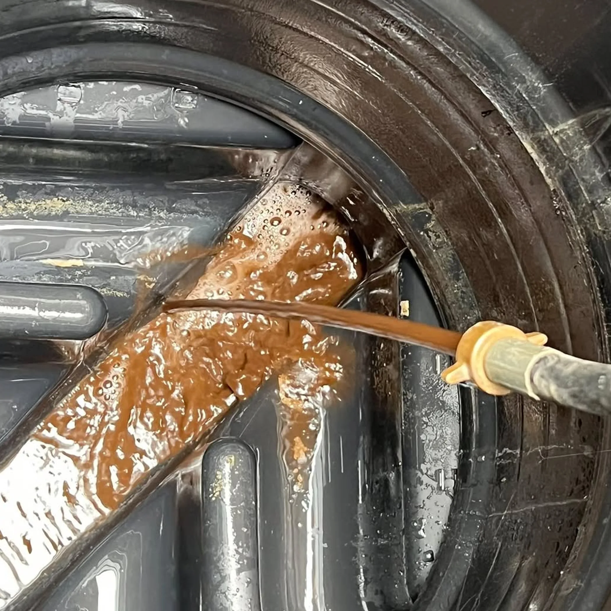 system flushing with poor water quality