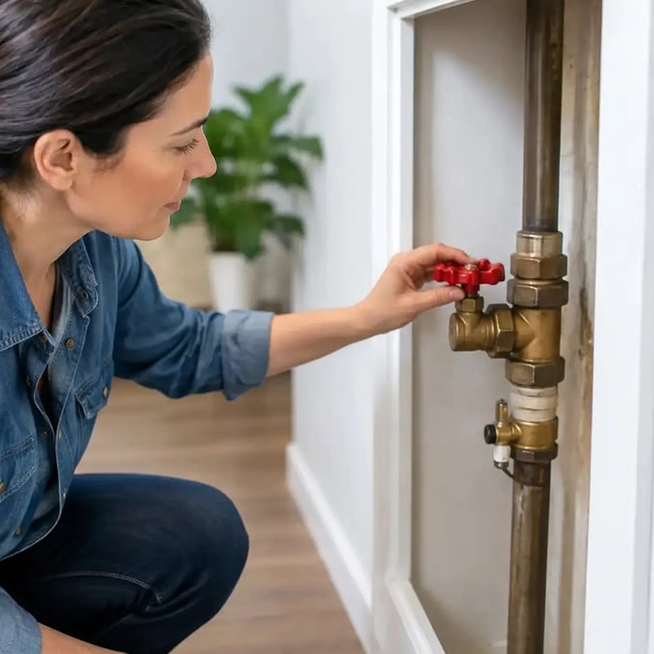 home water shutoff and plumbing maintenance